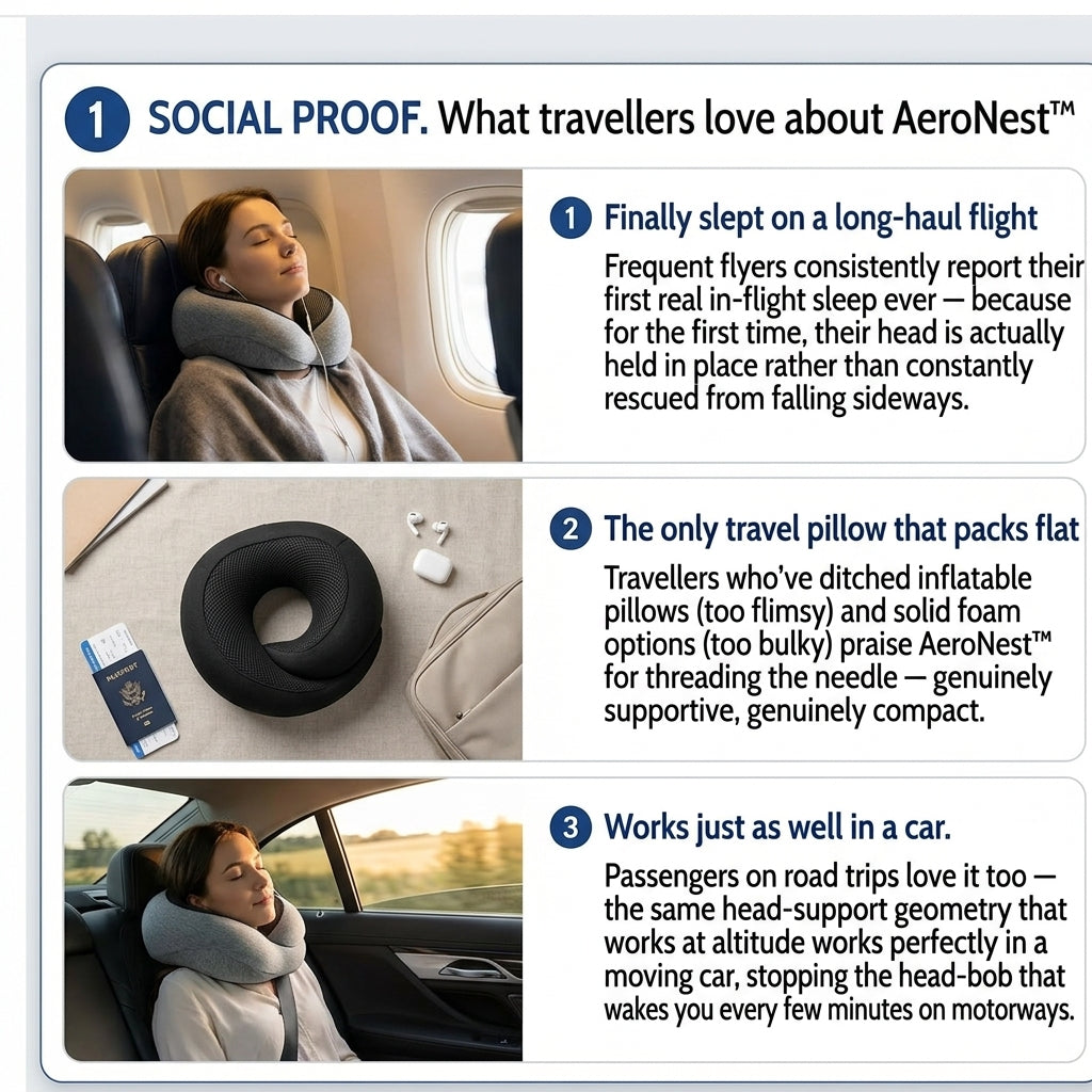 Perfecta™ Premium Travel Neck Pillow