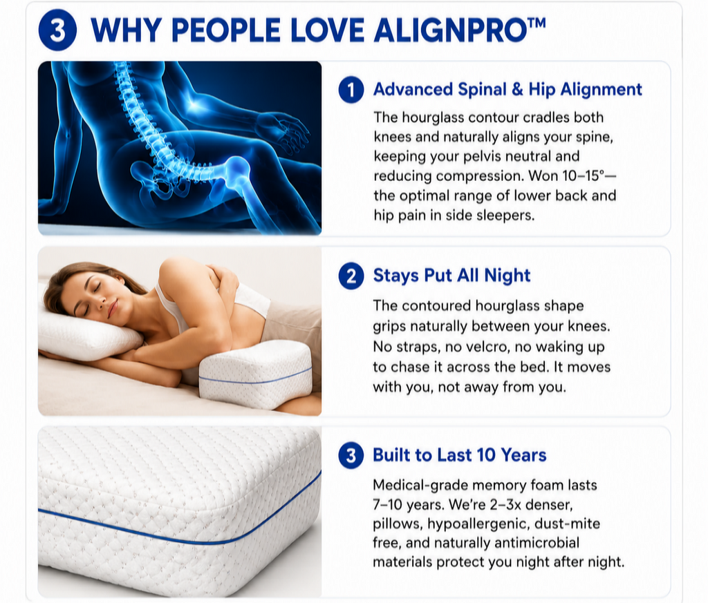 AlignPro™ Knee Relief Pillow