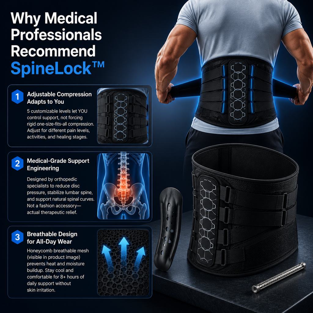 SpineLock™ Pro Lumbar Back Brace