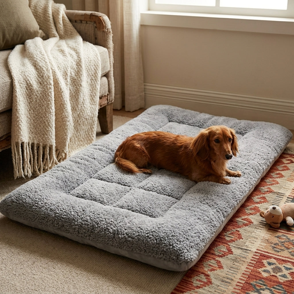 The NestCloud Plush Crate Mat Aeivalo