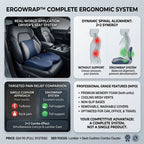 SpineSync™Lumbar + Seat Cushion Combo