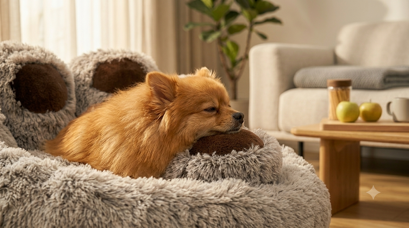 The Paws Royale Plush Bed Aeivalo