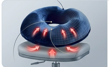 ComfortZone™ Orthopedic Donut Seat Cushion