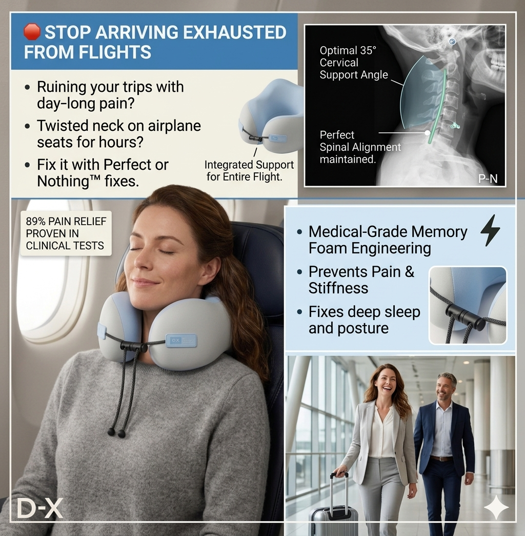 Perfect or Nothing™ Premium Travel Neck Pillow