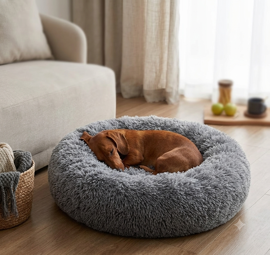 The CloudNest Calming Donut Bed Aeivalo