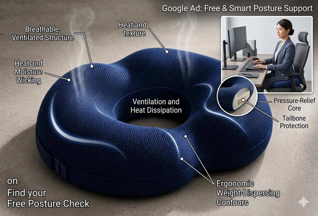 ComfortZone™ Orthopedic Donut Seat Cushion