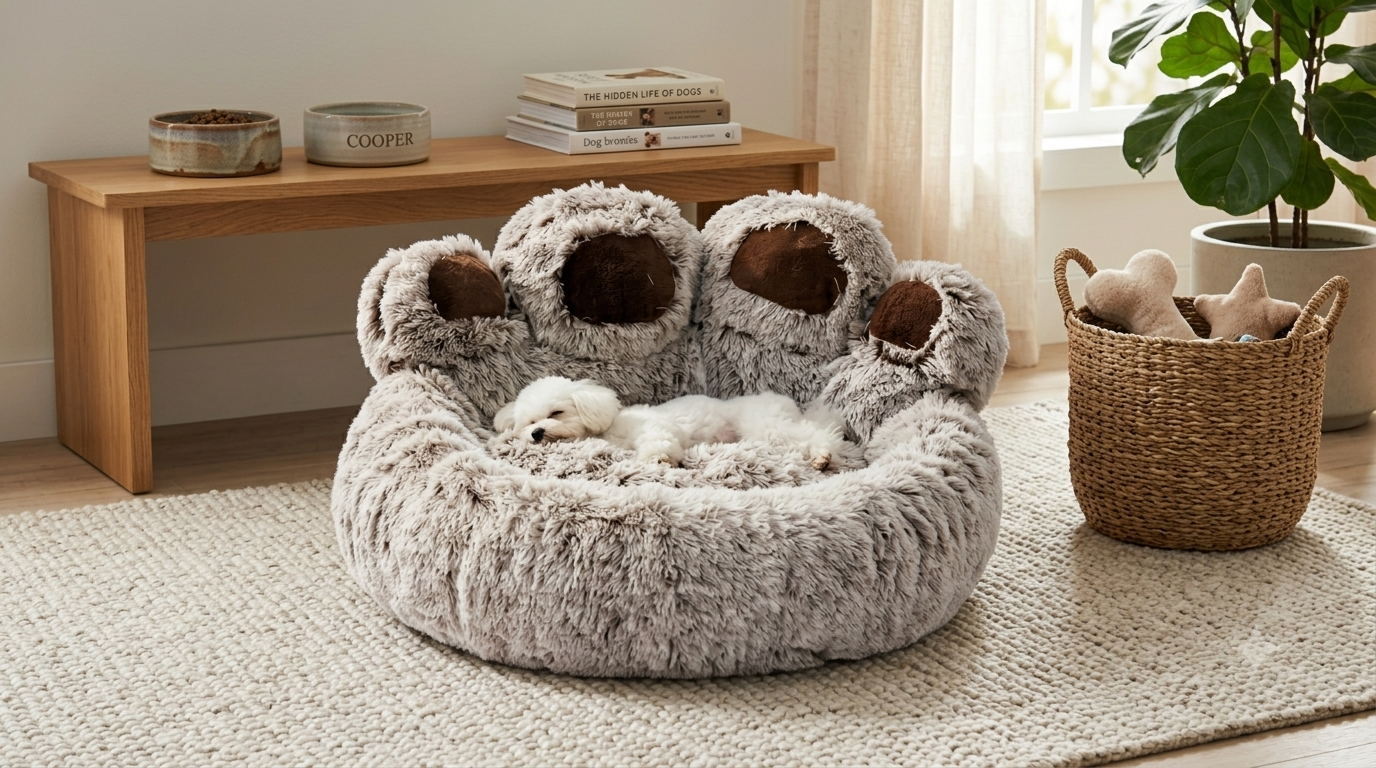 The Paws Royale Plush Bed Aeivalo