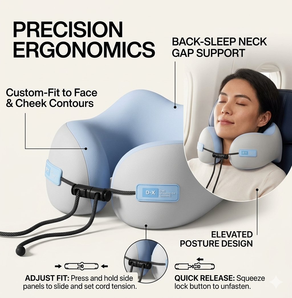 Perfect or Nothing™ Premium Travel Neck Pillow
