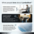 LumbaRest™ OrthopedicLumbar Support Cushion