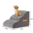 Ladder Dogs Pets Bone Shape Puppy Stairs Beside The Sofa Bed Ramp for Dogs Protecting Pet Joint Safety Stairs for Elderly Dogs Aeivalo