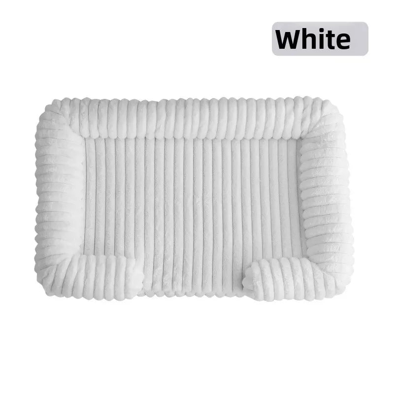 S M L XL XXL Calming Dog Bed Orthopedic Memory Foam Sofa Couch Waterproof Removable Cover Plush Mat for Small Medium Large Dogs Aeivalo