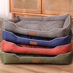 Four Season Square Dog Bed for Large Dog Mattress Bite-resistant Cat Bed Soft Thickened Dog Bed Waterproof Sofa Pet House Aeivalo