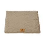 3D Foam Pet Bed With Removable Washable Faux Fur Cover Orthopedic Waterproof Dog Bed For Crate Anti-Slip Bottom Dog Bed Aeivalo
