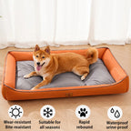 Large Dog Bed Waterproof Dog Bed for Big Dogs Summer Cooling Cat Bed Soft Sleeping Pet Mat All Seasons Puppy Mat for Chihuahua Aeivalo