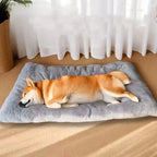 Large Plush Dog Bed Sofa Thickened Super Soft Polyester Pet Mat Dog Crate Mat Bed For Small Medium Large Dog Bed Aeivalo