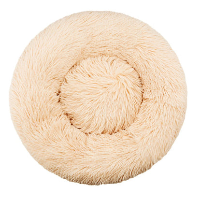 40-90cm 6 Sizes Round Pet Bed for Large Dog Bed Super Soft Cat Bed Plush Dog House for Medium Dog House Winter Warm Sleeping Aeivalo
