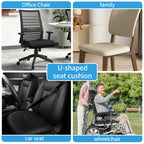 WaveFlow™
U-Shaped Coccyx Comfort Cushion
