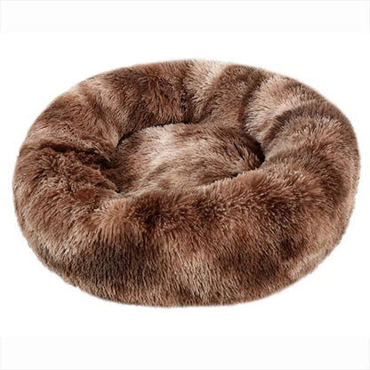 40-90cm 6 Sizes Round Pet Bed for Large Dog Bed Super Soft Cat Bed Plush Dog House for Medium Dog House Winter Warm Sleeping Aeivalo