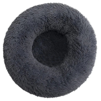 40-90cm 6 Sizes Round Pet Bed for Large Dog Bed Super Soft Cat Bed Plush Dog House for Medium Dog House Winter Warm Sleeping Aeivalo