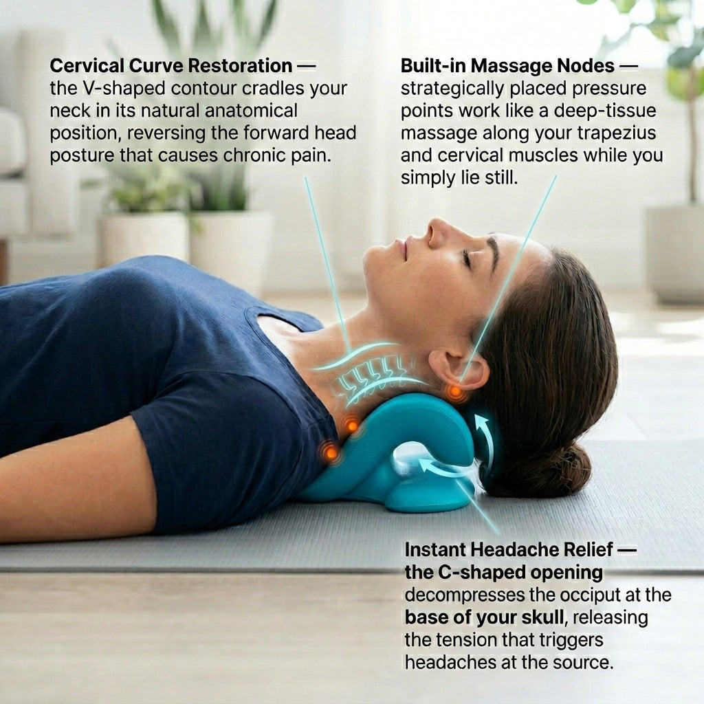 CurvRelief™
Cervical Traction Pillow