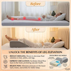 ElevaRest™Leg Elevation Wedge Pillow Aeivalo
