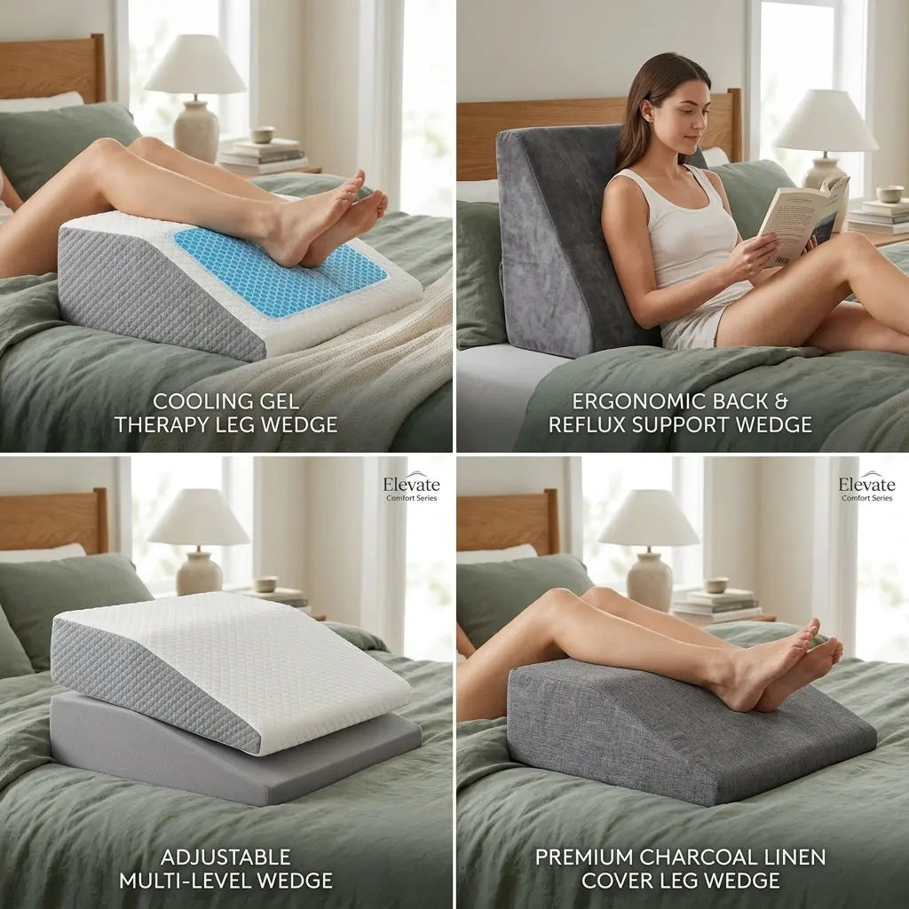 ElevaRest™Leg Elevation Wedge Pillow Aeivalo