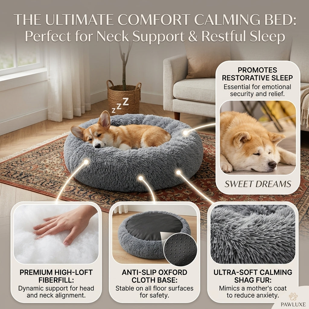 The CloudNest Calming Donut Bed Aeivalo