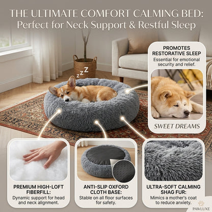 The CloudNest Calming Donut Bed Aeivalo